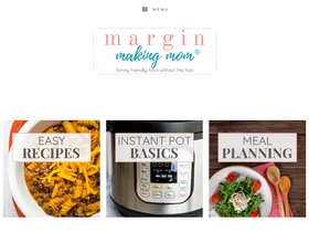 'marginmakingmom.com' screenshot