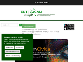 'entilocali-online.it' screenshot