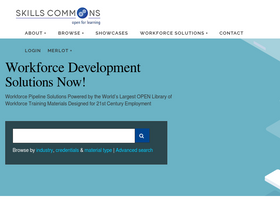 'skillscommons.org' screenshot