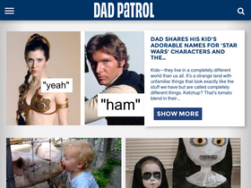 'dadpatrol.com' screenshot