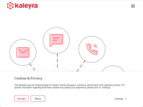 'kaleyra.com' screenshot