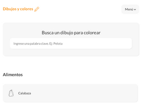 'dibujosycolores.com' screenshot