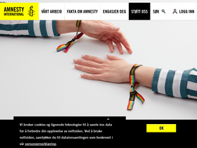 'amnesty.no' screenshot