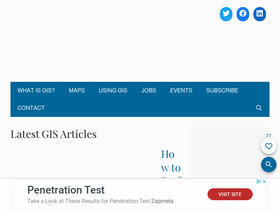 'gislounge.com' screenshot