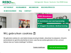 'rebohuurwoning.nl' screenshot
