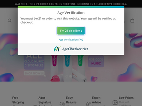 'vapecentralgroup.com' screenshot