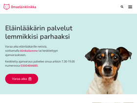 'omaelainklinikka.fi' screenshot