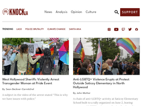 'knock-la.com' screenshot