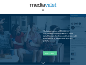'mediavalet.com' screenshot