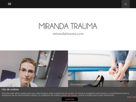 'mirandatrauma.com' screenshot