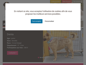 'fonds-saint-bernard.com' screenshot
