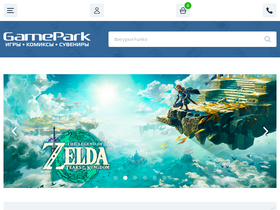 'gamepark.ru' screenshot
