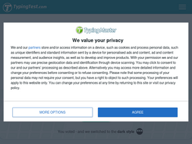 'typingtest.com' screenshot