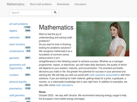 'hackmath.net' screenshot