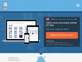 'test-iq.org' screenshot