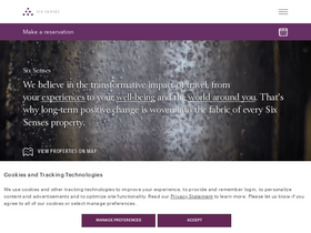 'sixsenses.com' screenshot