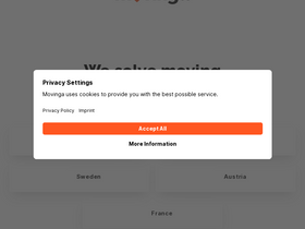 'movinga.com' screenshot