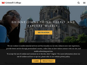 'grinnell.edu' screenshot