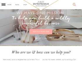 'femaleentrepreneurassociation.com' screenshot