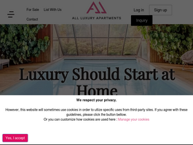 'all-luxury-apartments.com' screenshot