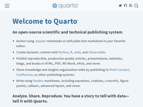 'quarto.org' screenshot