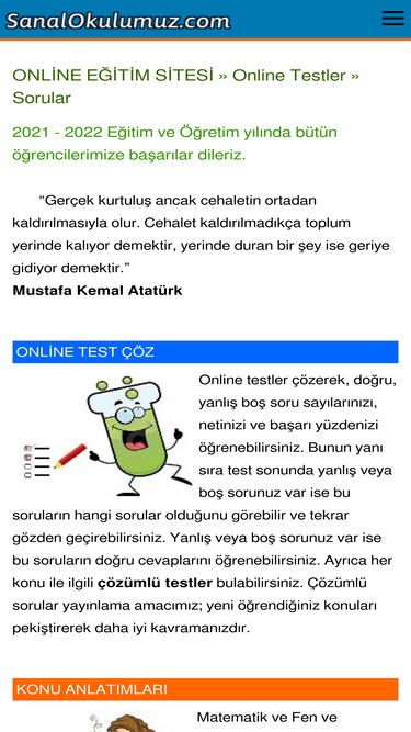 8 Sinif Turkce Fiilimsiler Test Sanal Okulumuz 8 Sinif