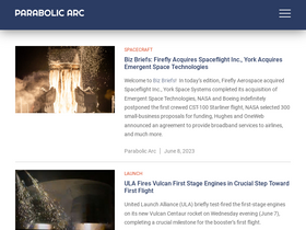 'parabolicarc.com' screenshot