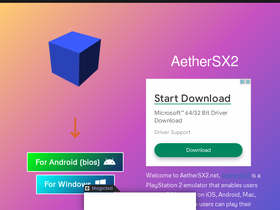 'aethersx2.net' screenshot
