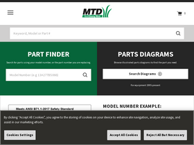 'mtdparts.ca' screenshot