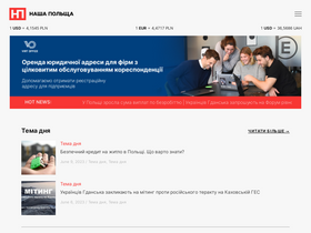 'nashapolsha.pl' screenshot