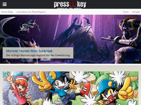 'pressakey.com' screenshot