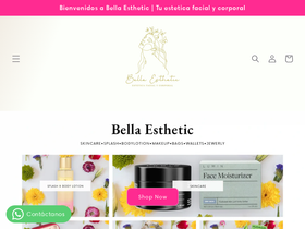 bellaestheticpr.com homepage screenshot