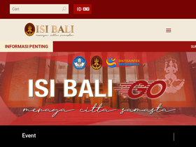 'isi-dps.ac.id' screenshot