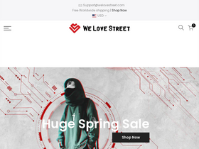 'welovestreets.com' screenshot