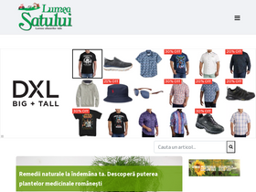 'lumeasatului.ro' screenshot