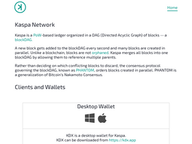 'kaspanet.io' screenshot