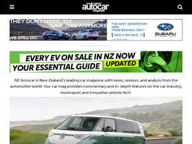 'autocar.co.nz' screenshot