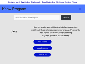 'knowprogram.com' screenshot