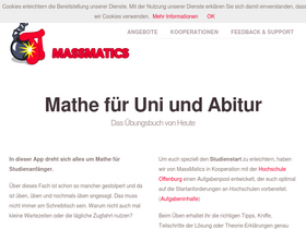 'massmatics.de' screenshot
