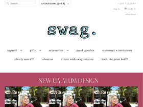 shopswag.com homepage screenshot