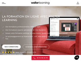 'walter-learning.com' screenshot