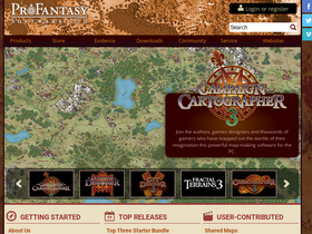 'profantasy.com' screenshot