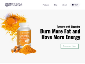 'getsciencenaturalsupplements.com' screenshot