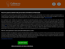 'culinar.ro' screenshot
