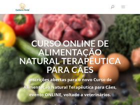 'cachorroverde.com.br' screenshot