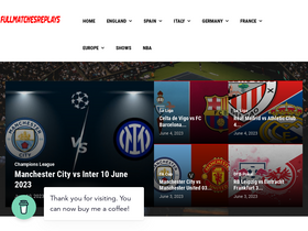 'fullmatchesreplays.com' screenshot