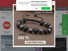 'gumuspazarim.com' screenshot
