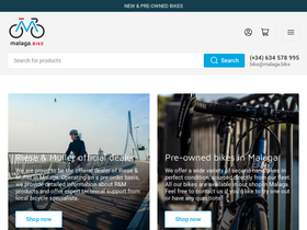 malaga.bike homepage screenshot