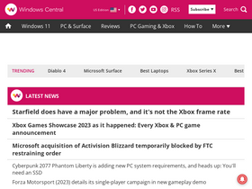 'windowscentral.com' screenshot