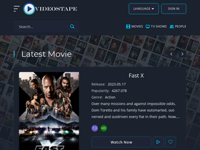 'videostape.com' screenshot